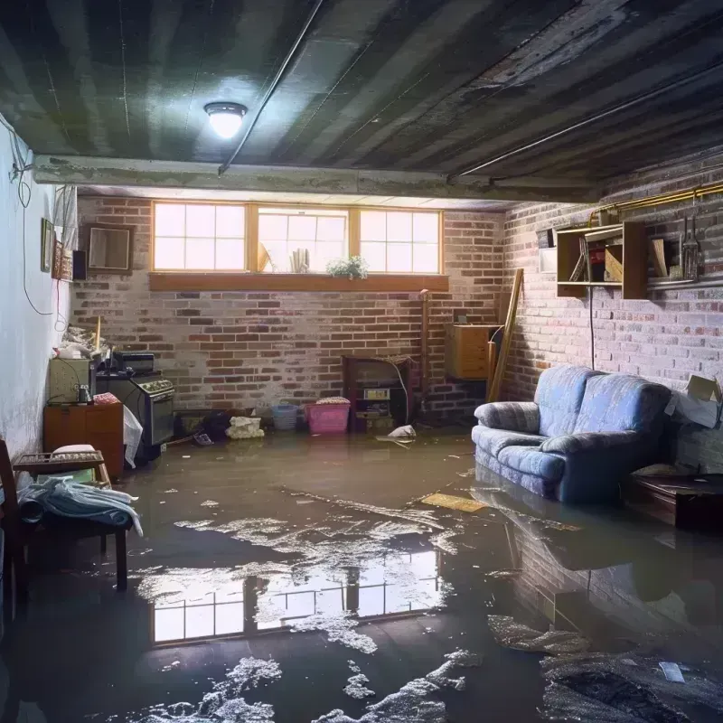 Flooded Basement Cleanup in La Fermina, PR